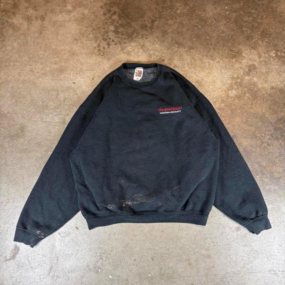 Black vintage 90s the good guys crewneck sweatshirt Men's size XL